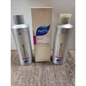 Phyto Paris Phytovolume Volumizing Shampoo fine, limp, dull hair 6.7 oz Lot of3
